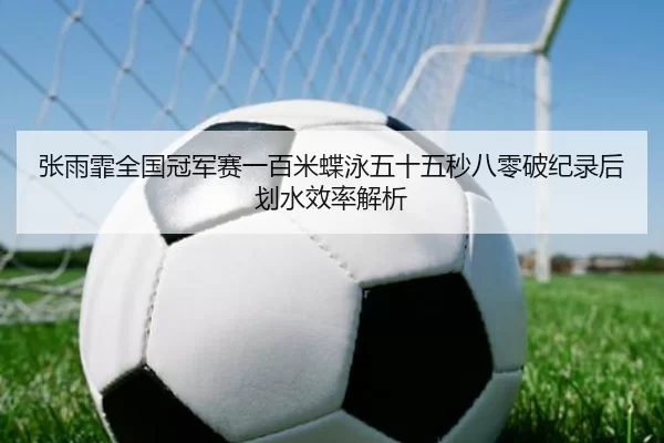 张雨霏全国冠军赛一百米蝶泳五十五秒八零破纪录后划水效率解析
